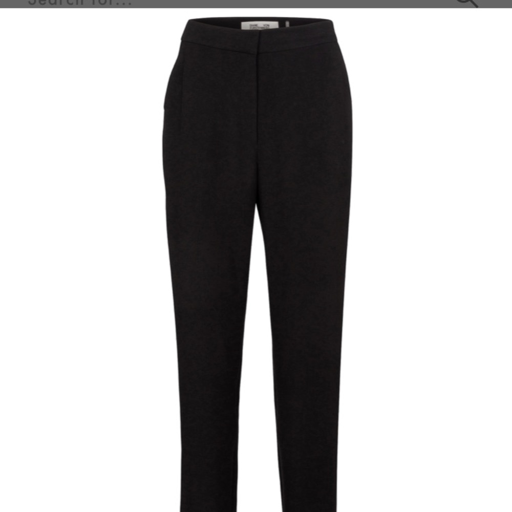 COPY - DVF stretch crepe straight pants